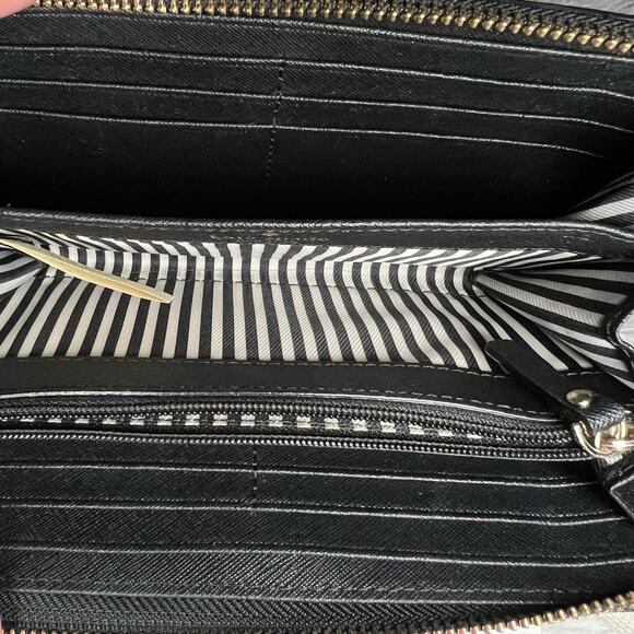 NWT Kate Spade Cameron Street Lacey Leather Wallet Black Boutique Line - Picture 14 of 14